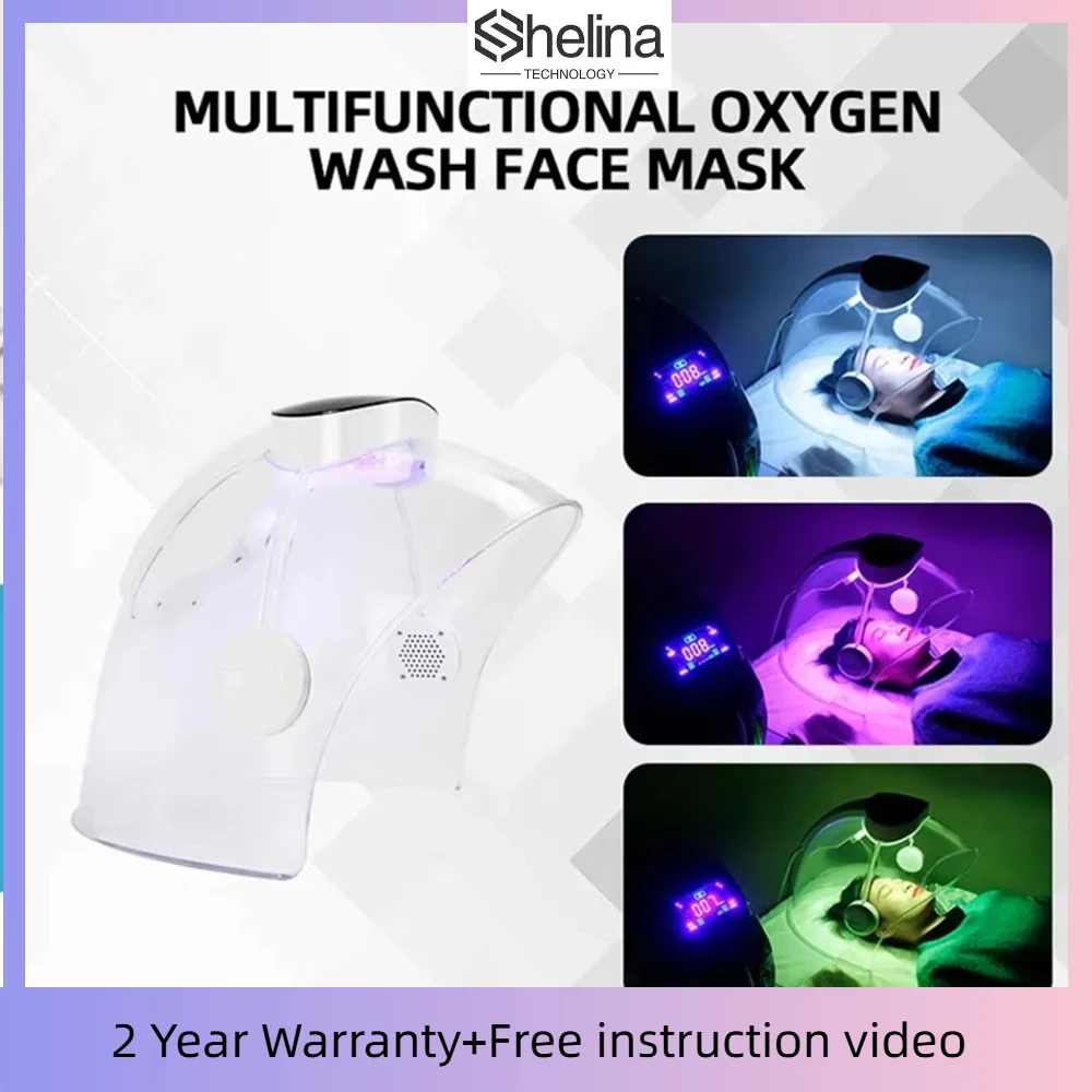 

Seven color hydrogen oxygen mask cosmetology machine photon assisted management of beauty salon