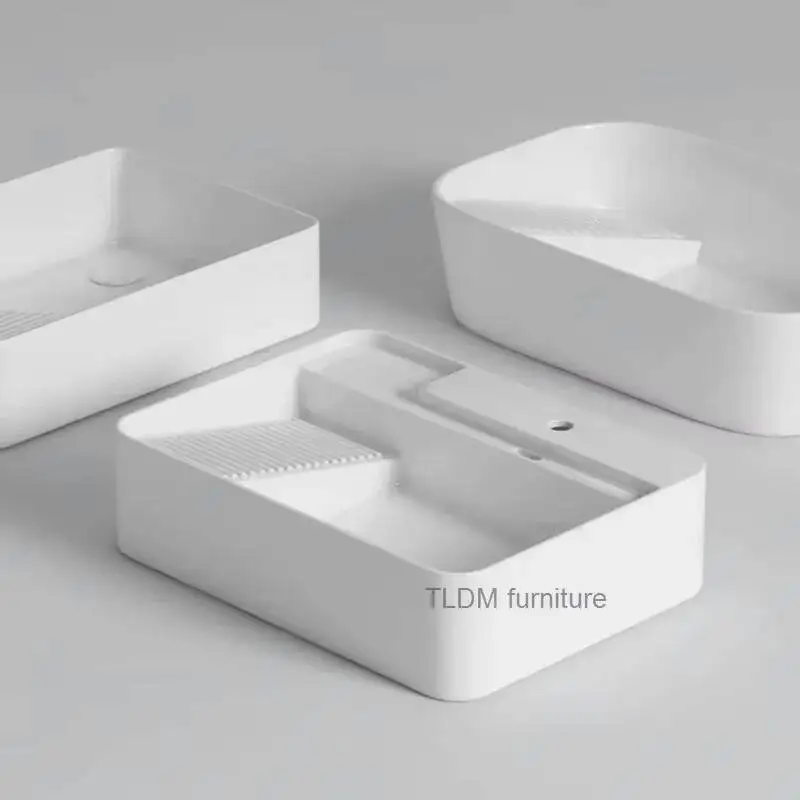 

Balcony European Above Washboard Counter Basin Bathroom Washbasin Sinks Washing Machine with Cabinet Side Small Drainage Size