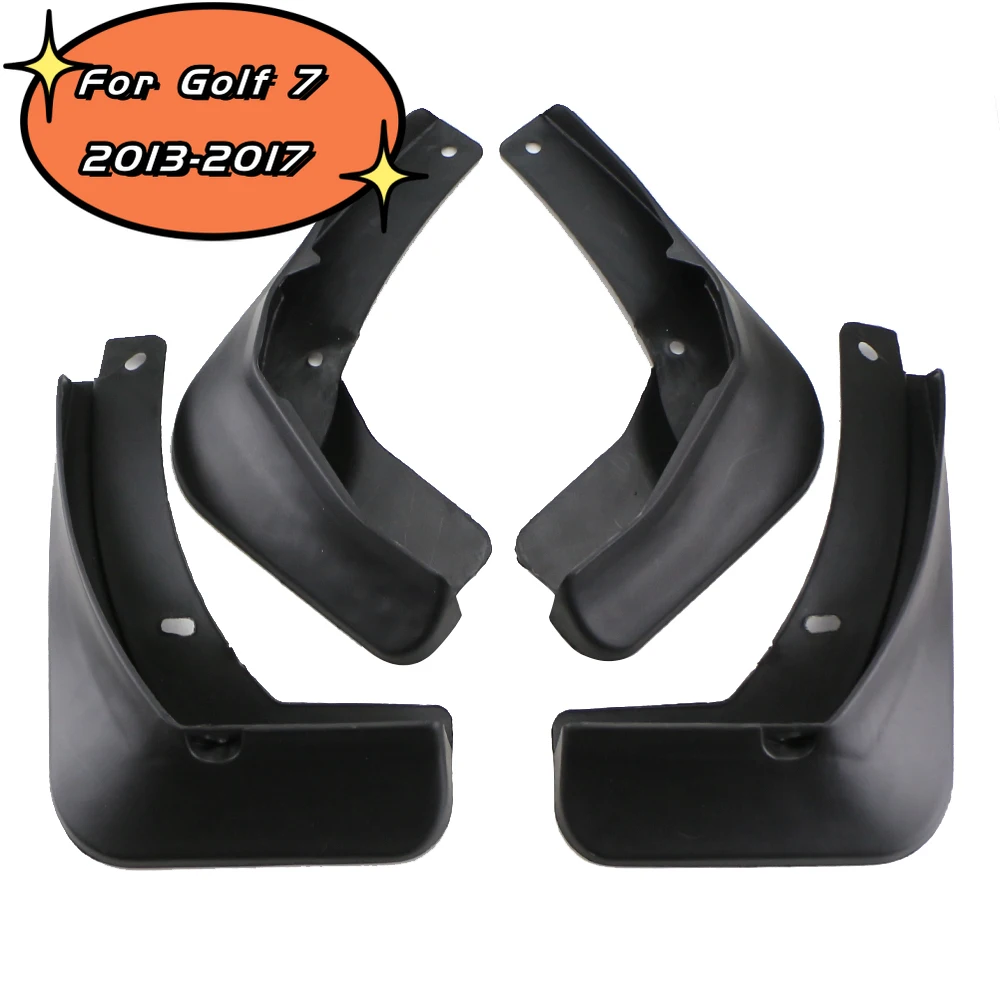 For VW Golf 7 MK7 Estate Variant Wagon AU 2014~2019 Car Mudflap 4x Mudguards Fender Styling Accessories Guard Splash Protection