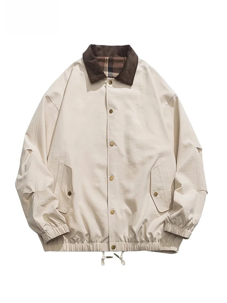 

TUCANO Men's Workwear Jaet Loose Fit Collared Versatile Outerwear Windproof Long Sve Polyester Fiber 2025 Autumn Season