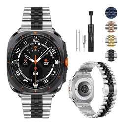 Metal Strap for Samsung Galaxy Watch Ultra 2025 47mm Stainless Steel comfortable Watchband for Galaxy Watch 8 7 Ultra Bracelet