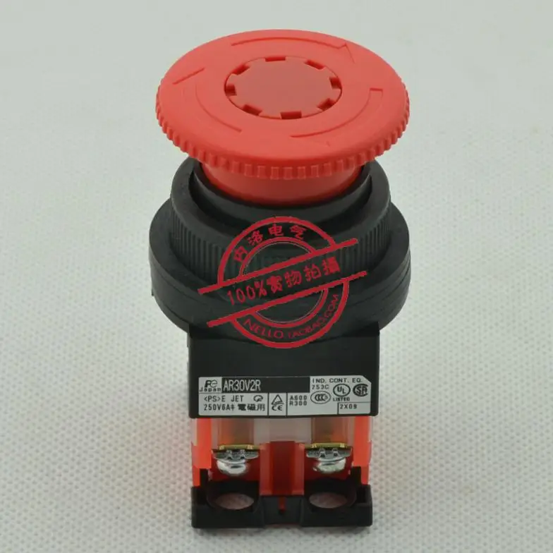 Original FUJI 30mm ring Arrow 40 emergency stop switch AR30V2R-01R AR30V2R-10R AR30V2R-11R AR30V2R-22R AR30V2R-02R 03R 31R-10PCS