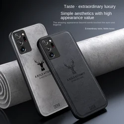 For Samsung Galaxy Note 20 Ultra 10 9 8 Case Soft Cloth Deer Skin Protective Back Cover Case For Samsung Note 10 Plus Pro Shell
