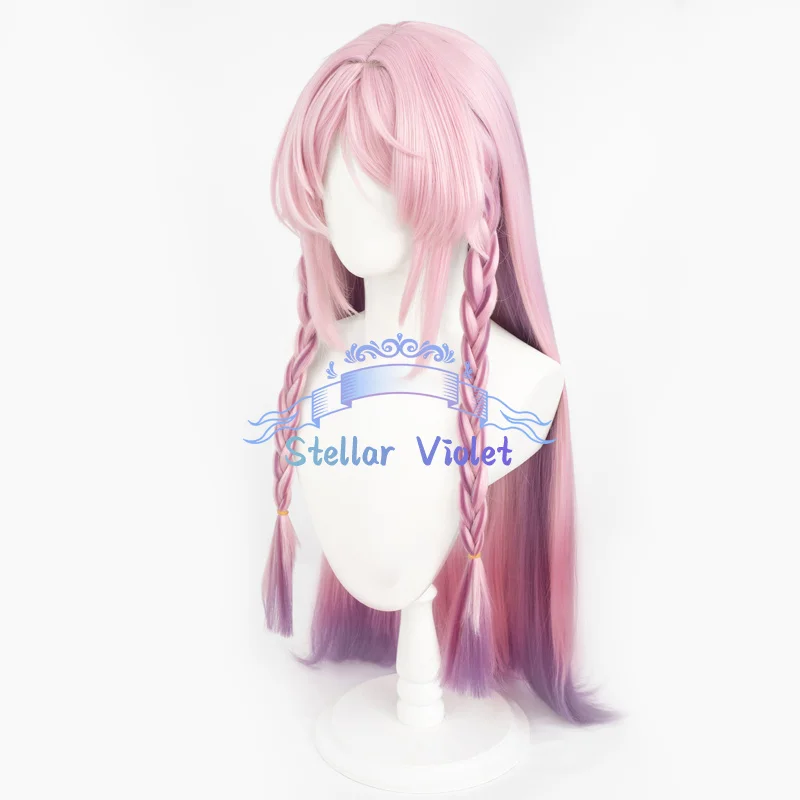 วิกผมคอสเพลย์ Citlali ทนความร้อน เกม Genshin Impact Natlan Citlali วิกผมสังเคราะห์สำหรับคอสเพลย์ 85 ซม. สีชมพูไล่เฉด วิกผมอนิเมะสำหรับงานปาร์ตี้