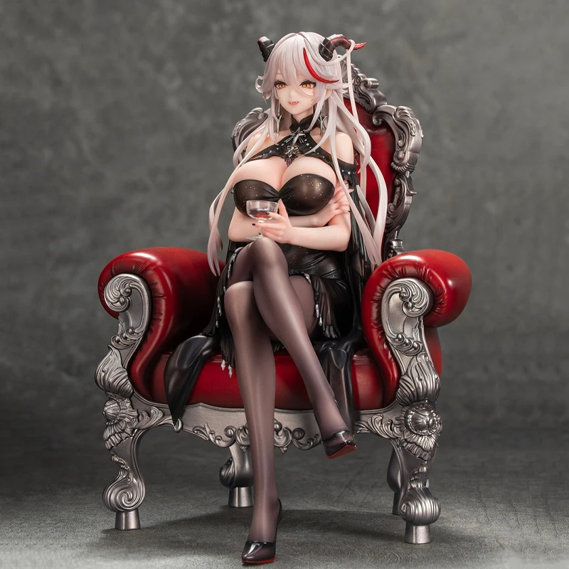 Azur Lane Original Myethos KMS Ägir CURLY CELEBRATION Ver Anime Figure PVC 1/7 Collectible Model Doll Statuette Ornament Gifts