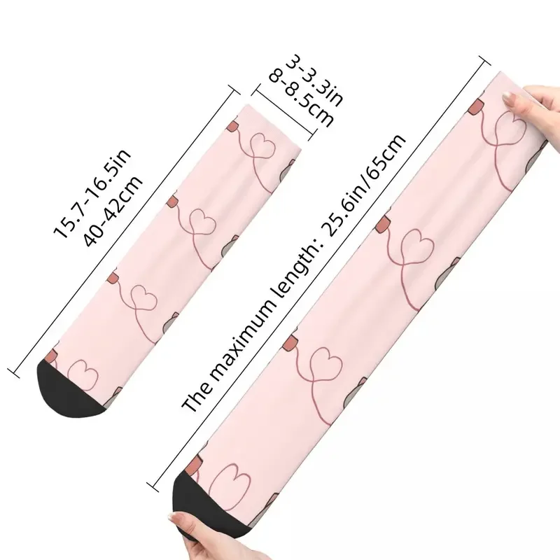 New Men's Socks Hip Hop Peach And Goma Mochi Cat Sock Cute Bear Graphic Women Sock Spring Summer Autumn Winter