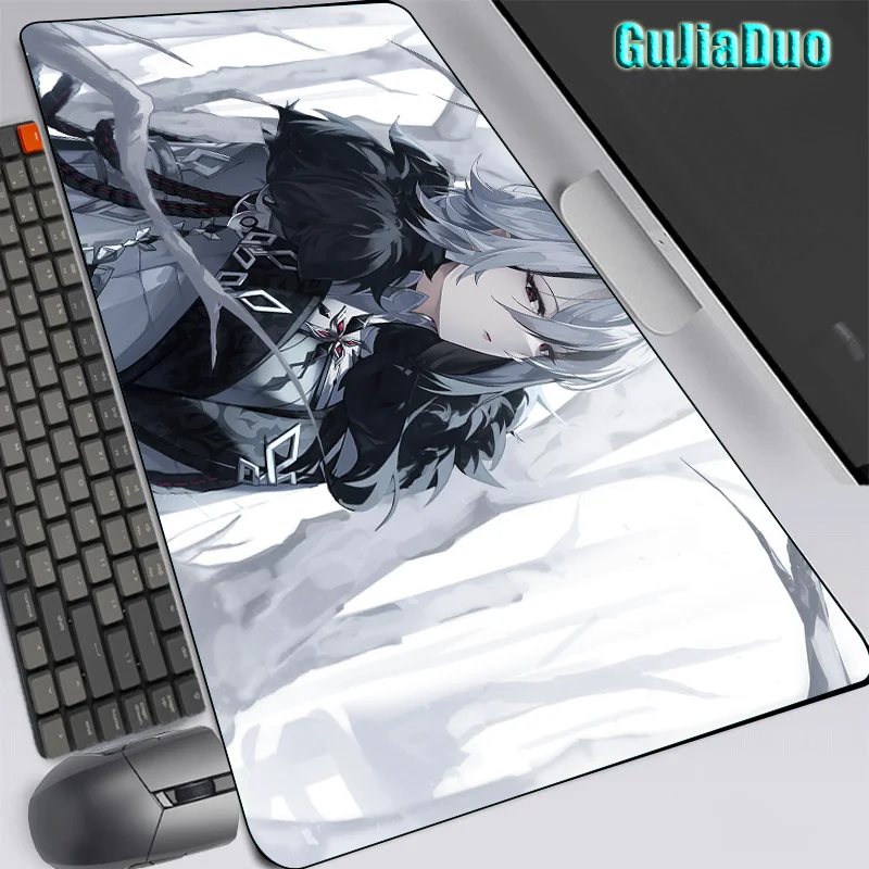 

Genshin Impact Arlecchino 40x90 Extra Large Anime Mouse Pad Computer Table Desk Mat Gaming Hoom Accessories XXL Comic Pc Cushion