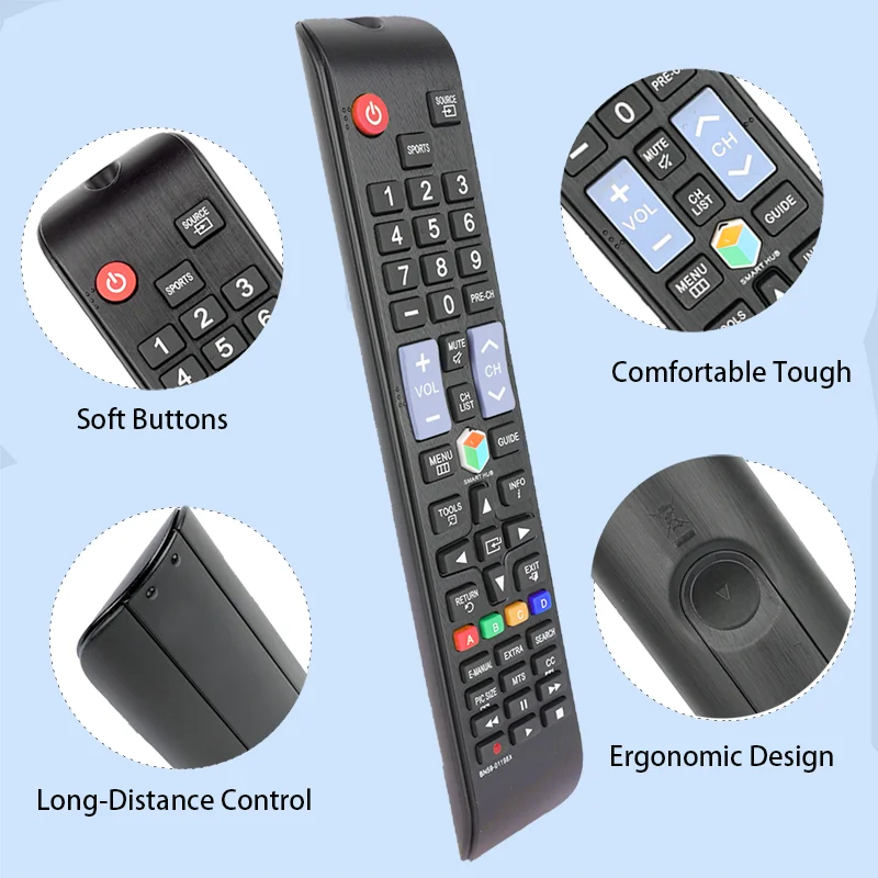 BN59-01198X Remote Control For Samsung TV Smart HDTV UN40J5200 UN40J6200 UN40J6300 UN43J5200 UN48J5200 UN50J5200 UN50J6200