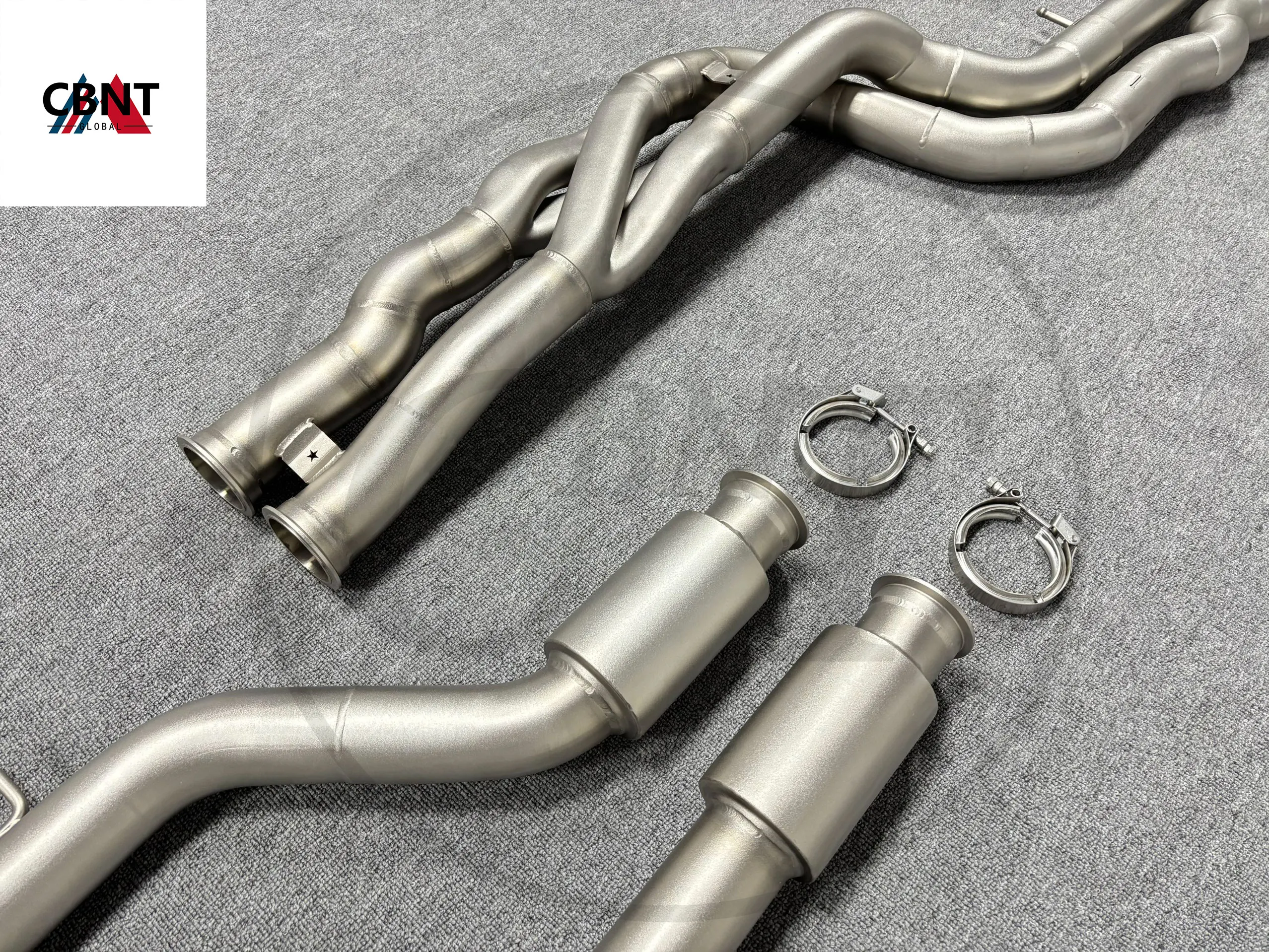 CBNT for BMW F80 M3 F82 M4 S55 3.0T Midpipe with Z Pipe 70mm/2.75inches High Performance SS304 Exhaust Systems with Resonators