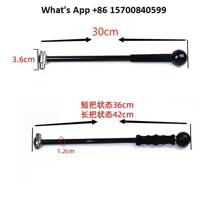 Auto Sheet Metal Depression Repair Titanium Alloy Hammer Kit Body Repair Percussion Hammer Leveling Hammer Traceless Tool