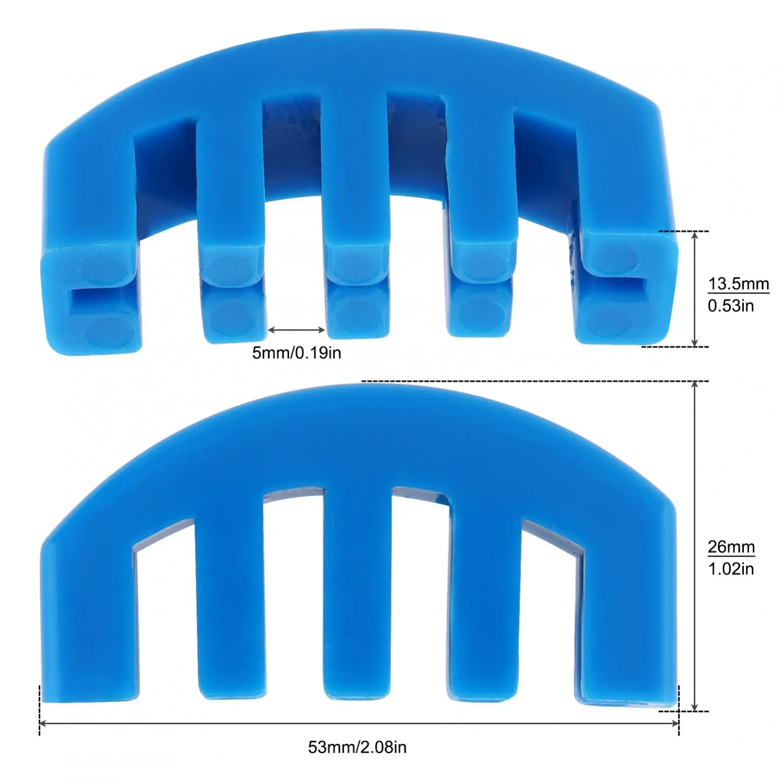 Rubber/Mental 3/4/5 Claw Violin Practice Mute for 1/2 / 3/4 / 4/4 / 1/8 Violin Volume Control, Colorful Practice Violin Mute
