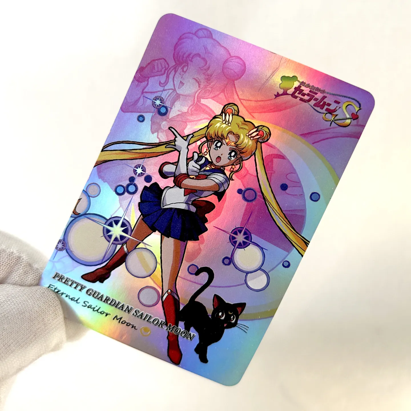 DIY 5pcs/set Sailor Moon Crystal Self Control Collect Signature Trading Flash Card Anime Cartoon Gift view 3