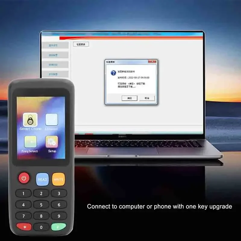 RFID Copier Duplicator NFC Reader Writer X7 Programmer Key Tag Token Clone HID Card Duplicator 125khz 13.56MHz Full Frequency