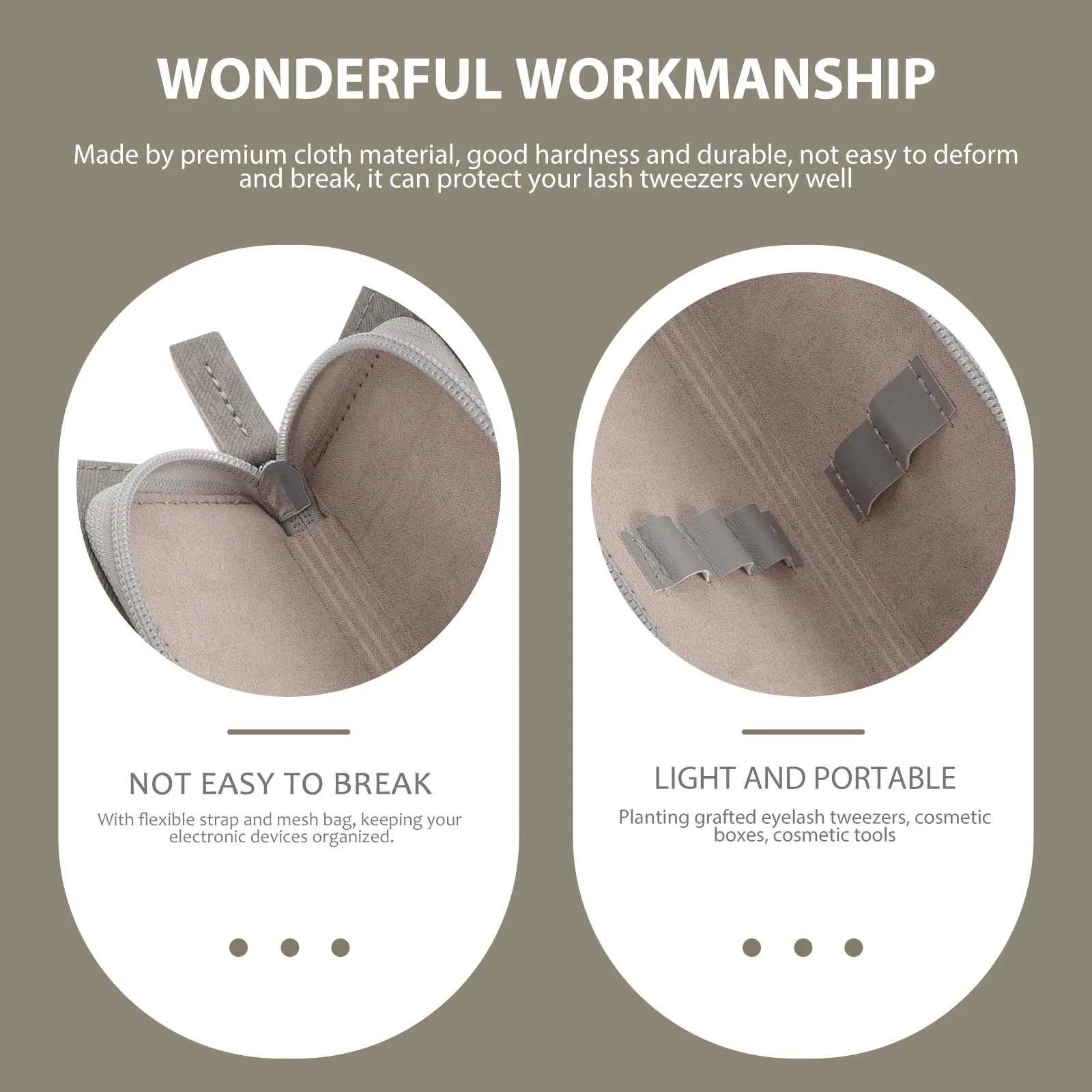 Opbergtas voor make-upgereedschap Compacte wimperpincetcontainer Stofdichte draagbare wimperverlenging Organizer Case Make-upaccessoires