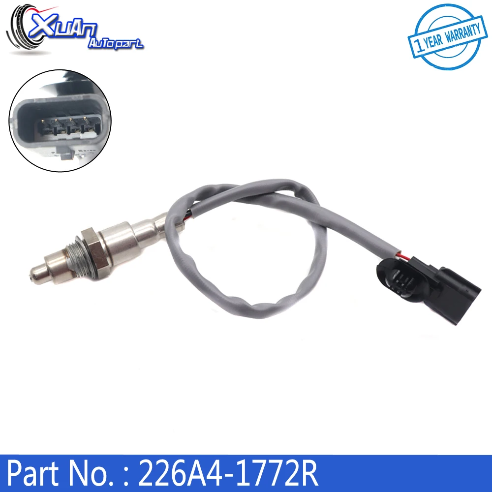 Air Fuel Ratio Lambda Oxygen Sensor 226A4-1772R for Twingo Smart W453 1.0L for Nissan Terrano 0258030144 22690-1841R 4535420600