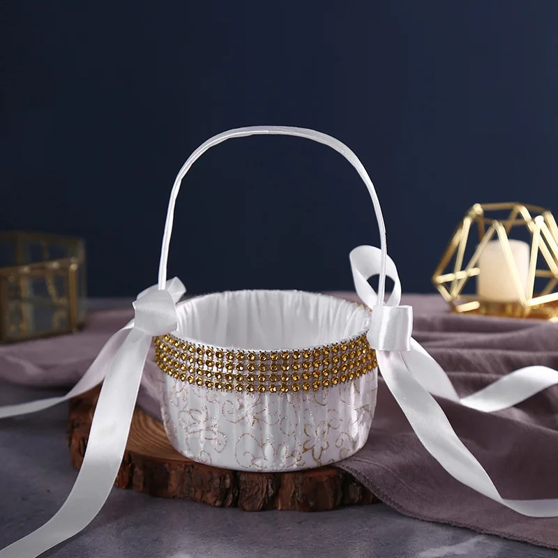 سلة زهور جميلة للطفل ، زفاف غربي ، قوس لطيف ، حب الزواج حلو المشاعر العليا ، لوازم الزفاف