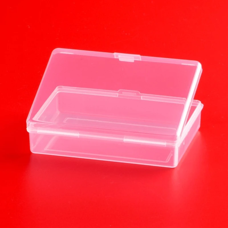 R91A 2 uds caja plástico transparente naipes para organizador cajas para P tamaño Regular