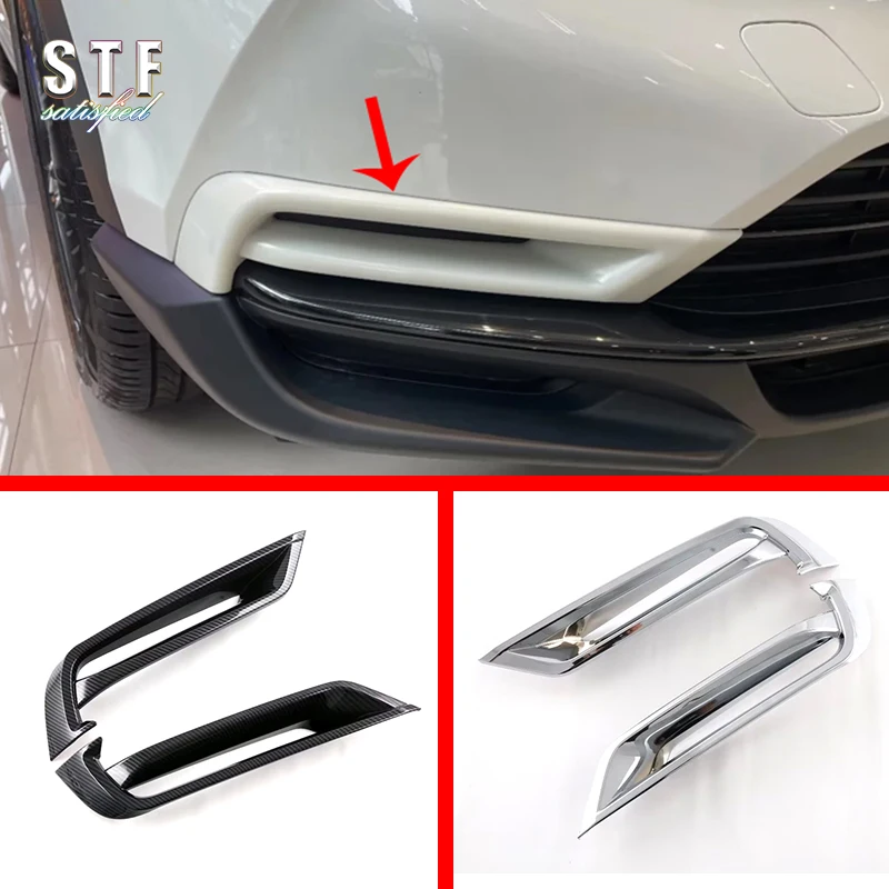 ABS Front Fog Light Cover Trim For Honda VEZEL HR-V 2021 2022 2023 Car Accessories Stickers W4