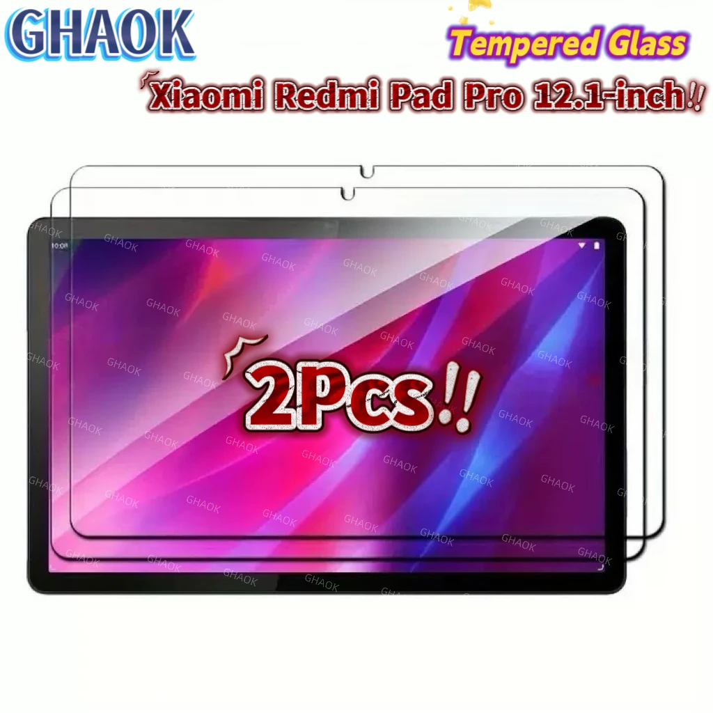 

2PCS 2025 NEW 9H Tempered Glass for Xiaomi Redmi Pad Pro 12.1 inch Screen Glass Protector for redmi pad pro 2024 Film