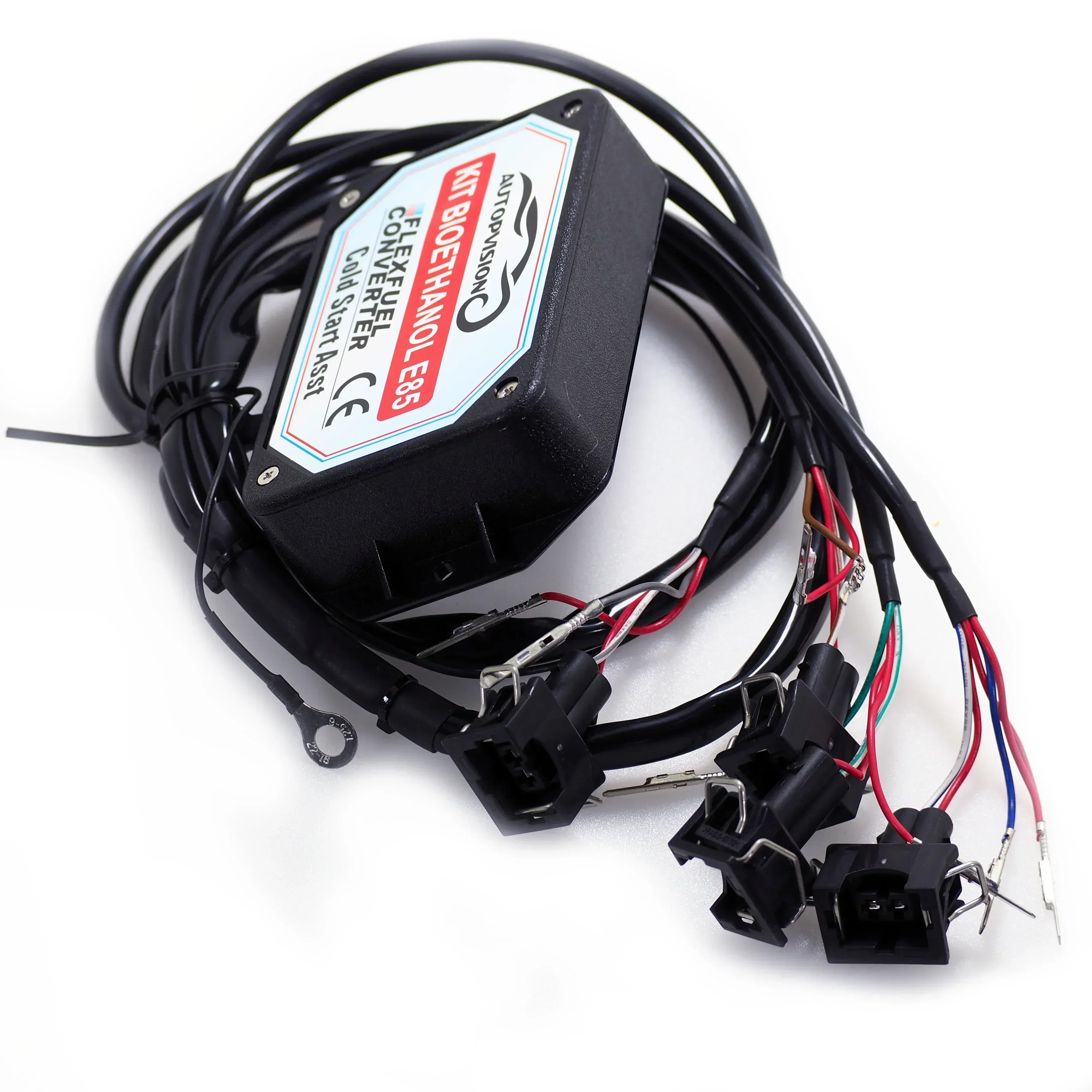 E85 4cyl bioethanol converter Auto conversion kit Flex Fuel ethanol alternative with Cold Start Asst. biofuel e85, ethanol car