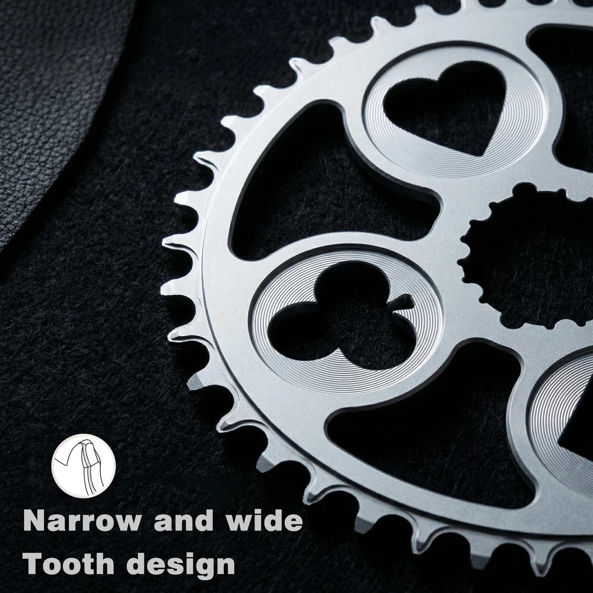 EVOSID ROAD Bike Chainring 40 42 44T Single Disc Chainwheel 50 52 54 56T Folding Bicycle Teeth Disc Fit 12 speed