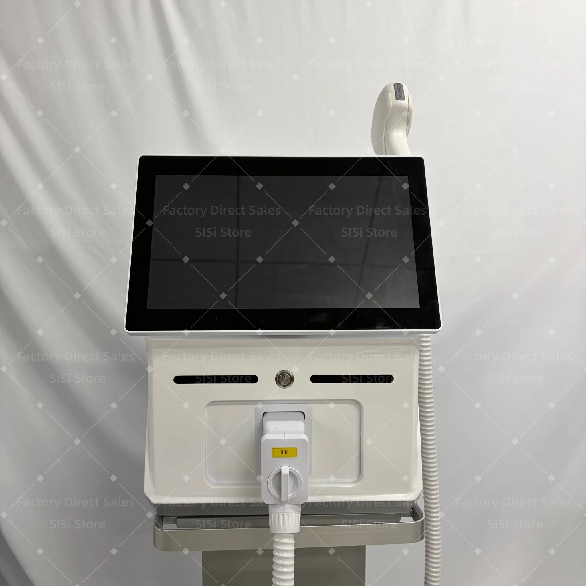 

Second Level Tube Laser FAC 5000W Ice Titanium Cooled Four Wavelength 10 Bars Strip Painless Permanent Hair Removal CE