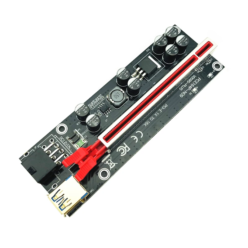 صاعد PCIE 009S Plus ذهبي ، USB ، PCI E Cable ، Express x16 ، GPU Riser ، بطاقة فيديو لتعدين BTC Bitcoin ، 1-10