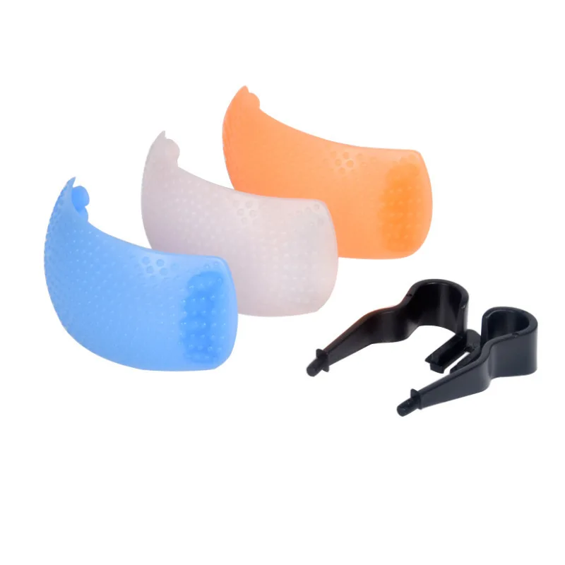Afbeelding 4: NIEUWE 3 Kleur 3 in 1 Pop-Up Flash Diffuser Cover voor Canon Nikon Pentax Kodak DSLR SLR Flash Bounce Diffuser Cover
