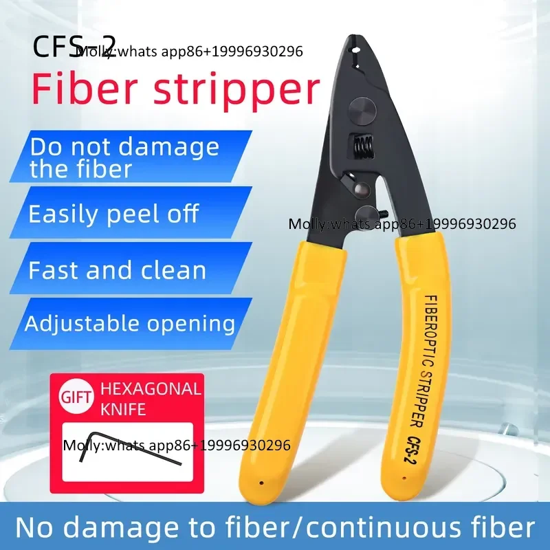 Factory Direct Sales FTTH Tool High Quality CFS-2 Fiber Optic Stripper Tool Double-hole Stripping Pliers Fiber Stripper