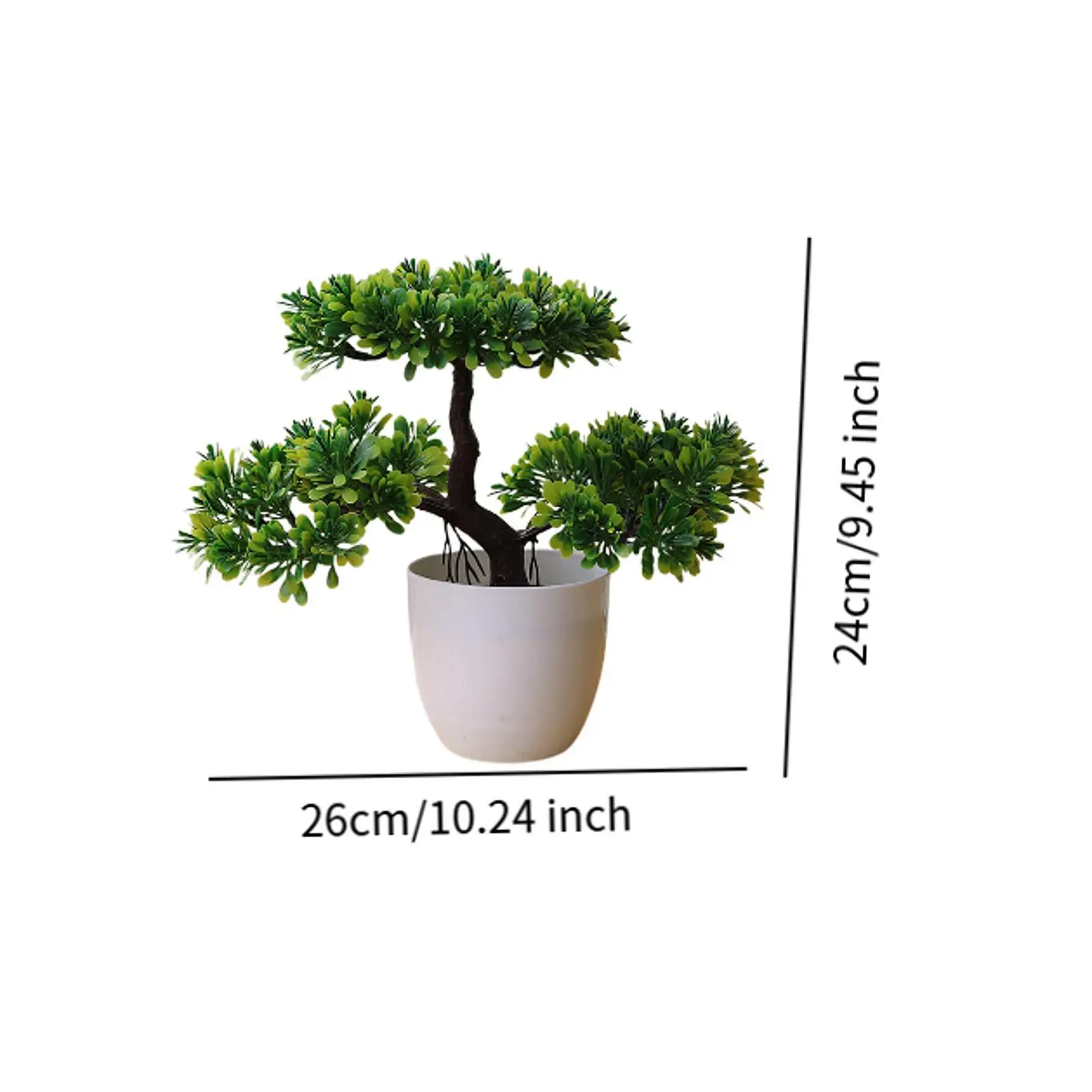 Artificial Bonsai Tree Housewarming Gift with Pots Indoor Fake Plants Bonsai image 6
