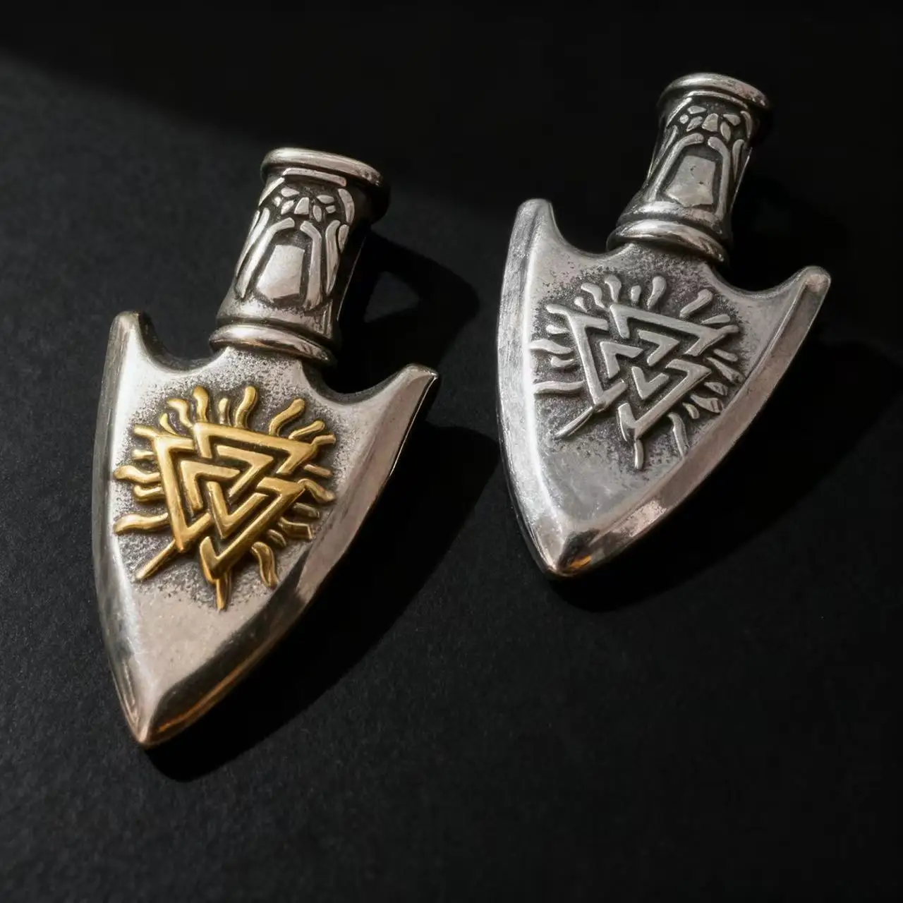 HNSP Viking Compass Vegvisir Necklace Pendant For Men Nordic Odin Valknut Vintage 316L Stainless Steel Jewelry Accessories view 3