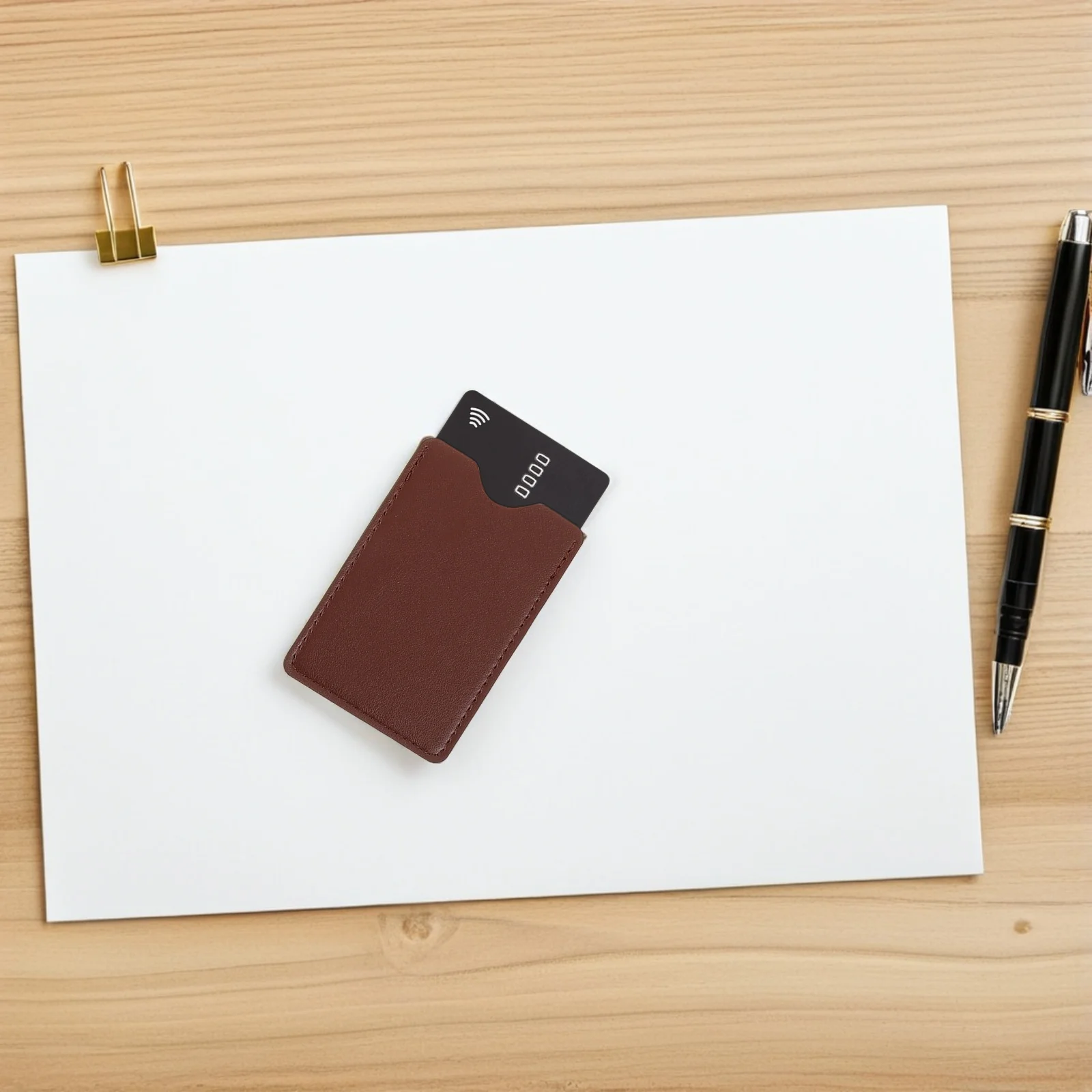 Fundas para tarjetas antirrobo de PU, Protector delgado para tarjetas de crédito para billetera, cubierta de bloqueo de seguridad de privacidad, soporte para insignia, 7 Uds.