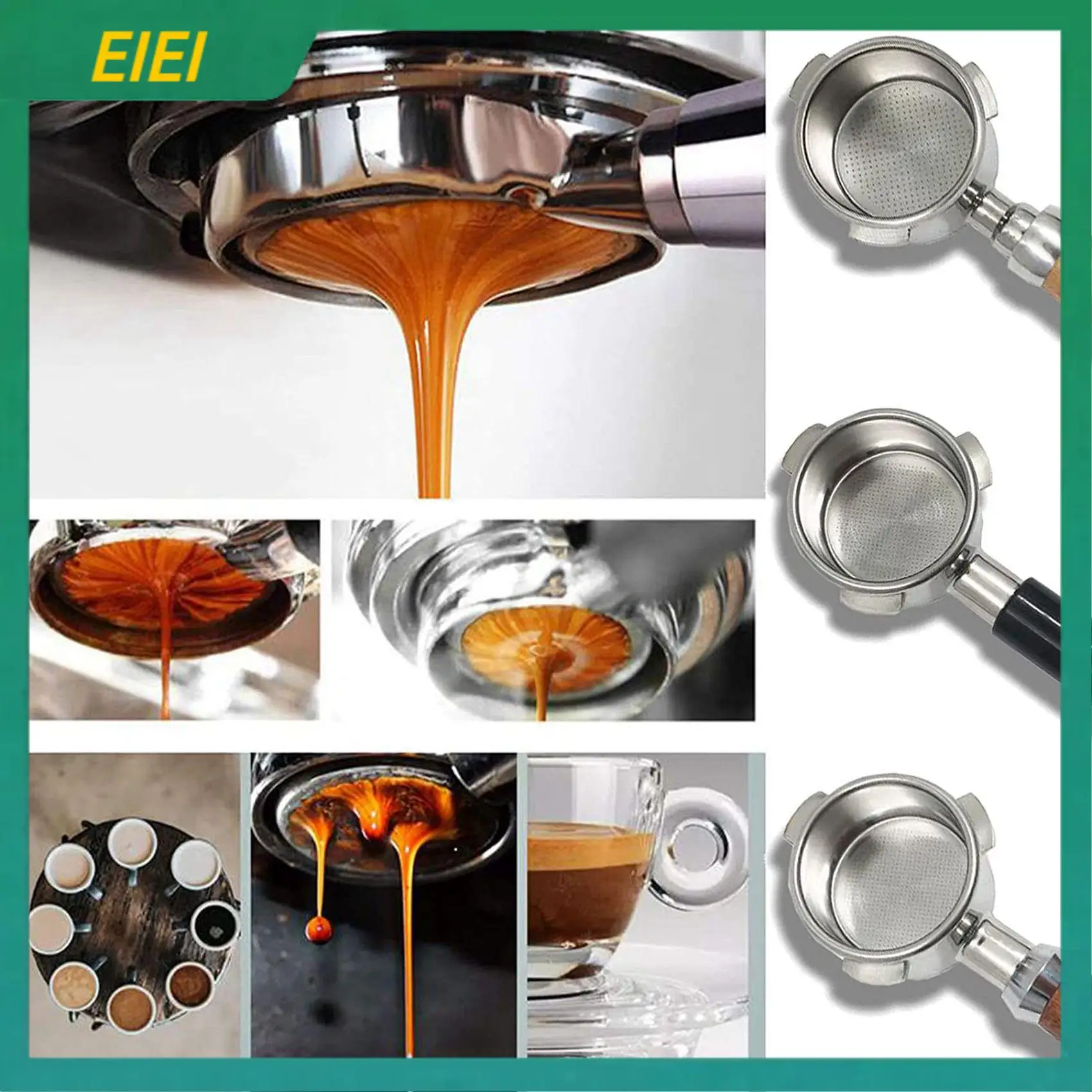 

EIEI 3X 54Mm Bottomless Portafilter For Breville Barista Express BES870XL BES870BSXL BES878BSS BES880BSS BES840XL And More C
