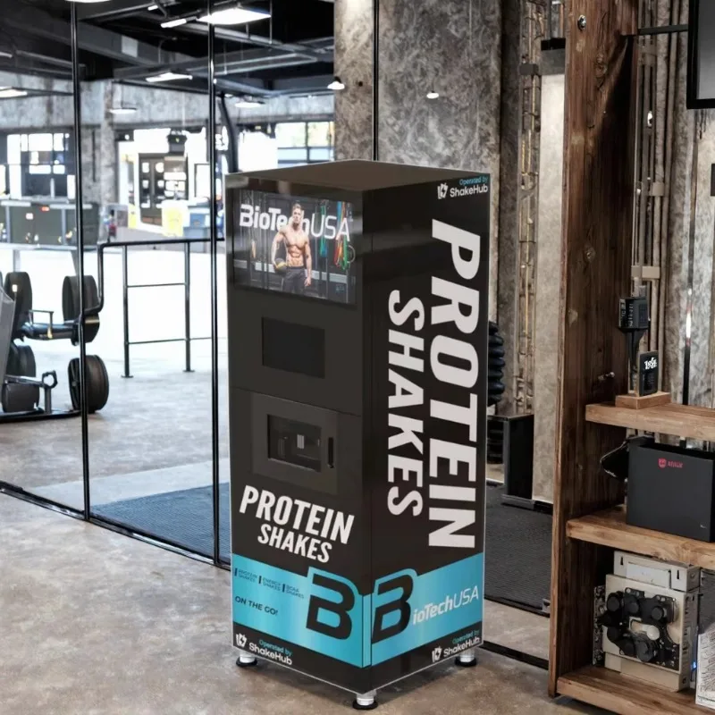Custom Gym Protein Shake Vending Machine Automatic Intelligent Self Service Milkshake Vending Machine For Sports Club Business