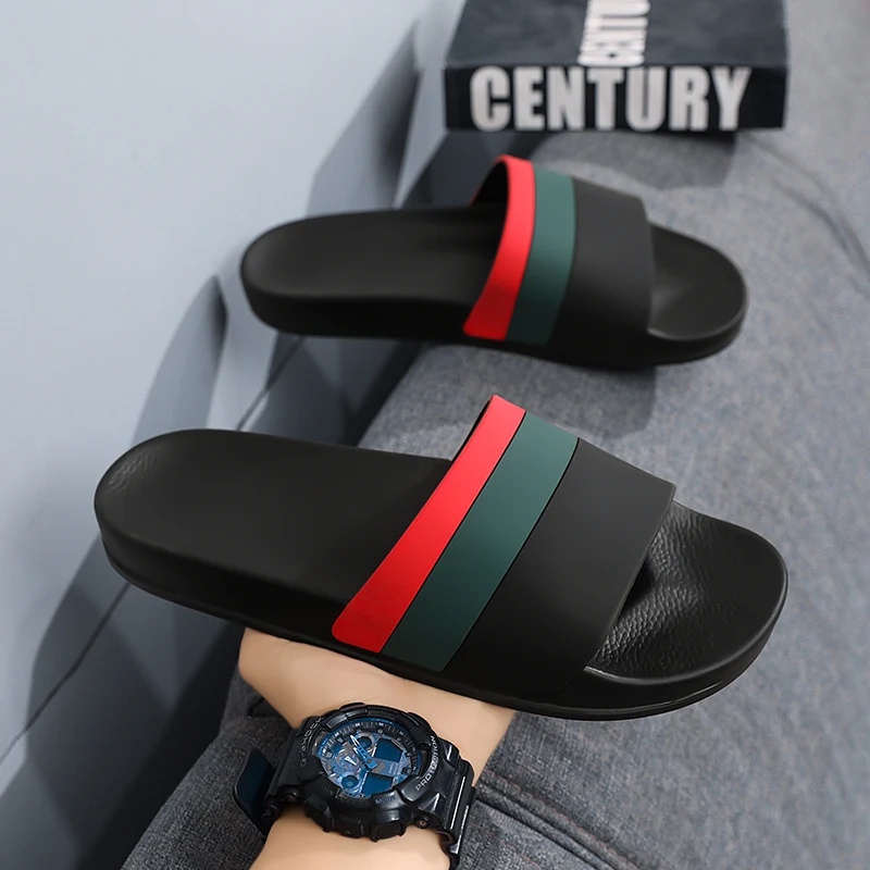 

Летние пляжные тапочки для мужчин и женщин, модные удобные дышащие сандалии из ЭВА, домашние сандалии для дома, тапочки больших размеров 36-46