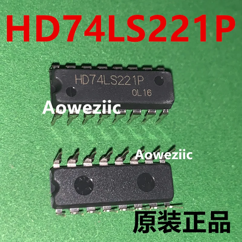 10PCS HD74LS221P 74LS221 Multivibrator Monostable DIP-16 New Original