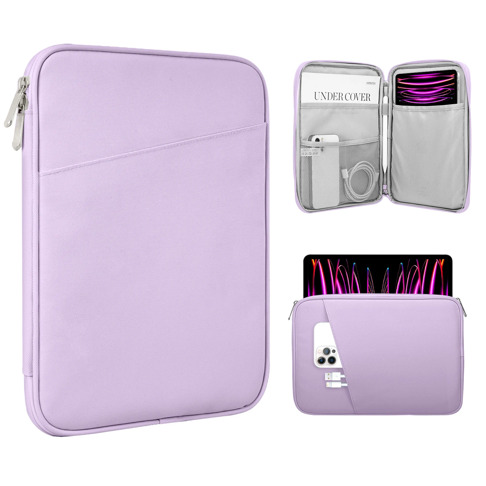 

Чехол для планшетов 13 дюймов: iPad Air 13" M3 2025, iPad Pro 13", iPad Pro 12.9", Galaxy Tab S9 Plus/S10+/S10 Plus/S9 FE Plus 12.4"