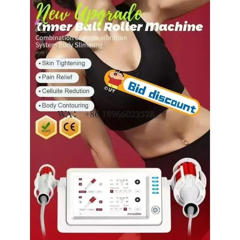 WMWMNU for Small and Large Handle Inner Ball Roller Combination of Micro Vibration System Body Slimming
