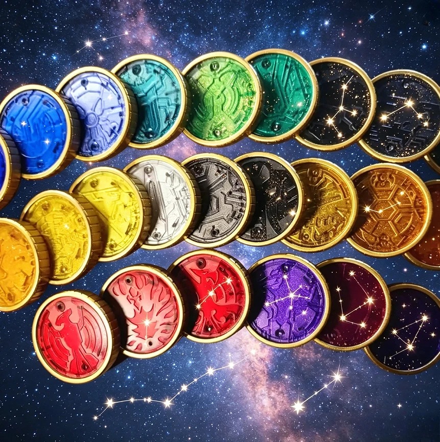 Homemade Kamen Rider Chip-less Core Set Coin Ete Cell Coin Deluxe Set 48pcs Pack