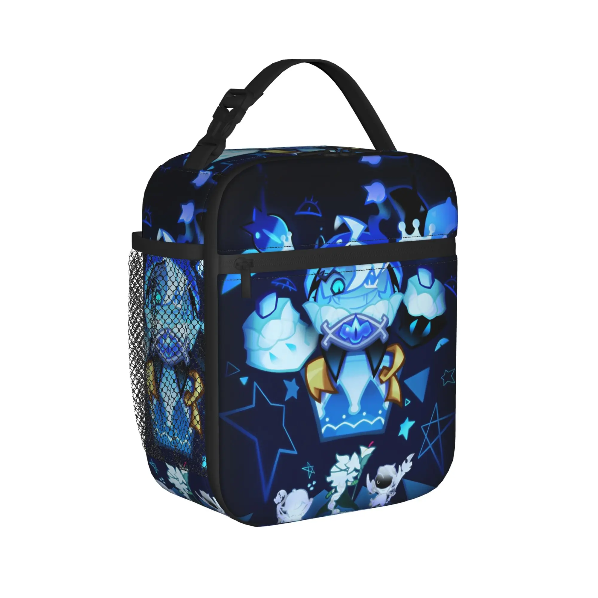 Shadow Milk Cookie Run Kingdom Insulated Lunch Bag Large Cute Cartoon Anime Reusable Cooler Bag Tote Lunch Box Beach  Outdoor