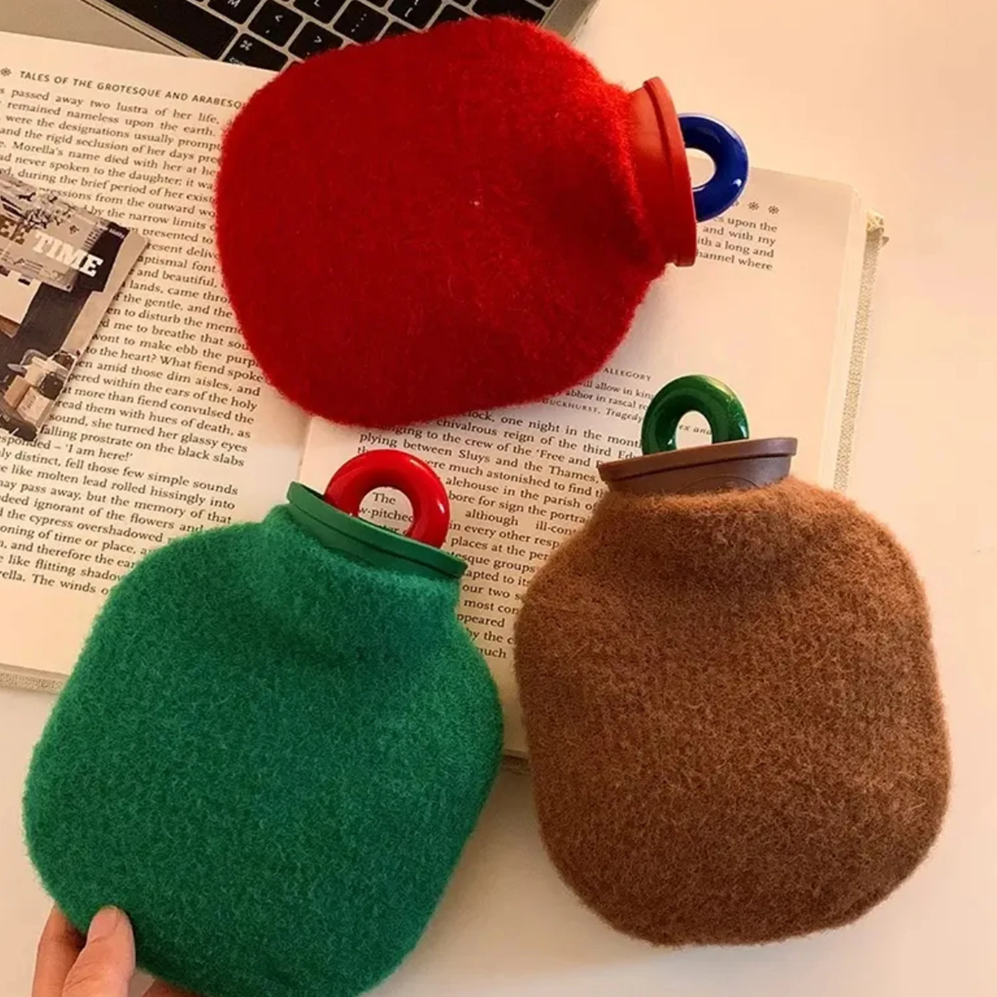 

Маленький нагревательный мешок с водой, грелка для рук, зимняя терапия теплом, для живота, высокая плотность ПВХ, без фирменной марки