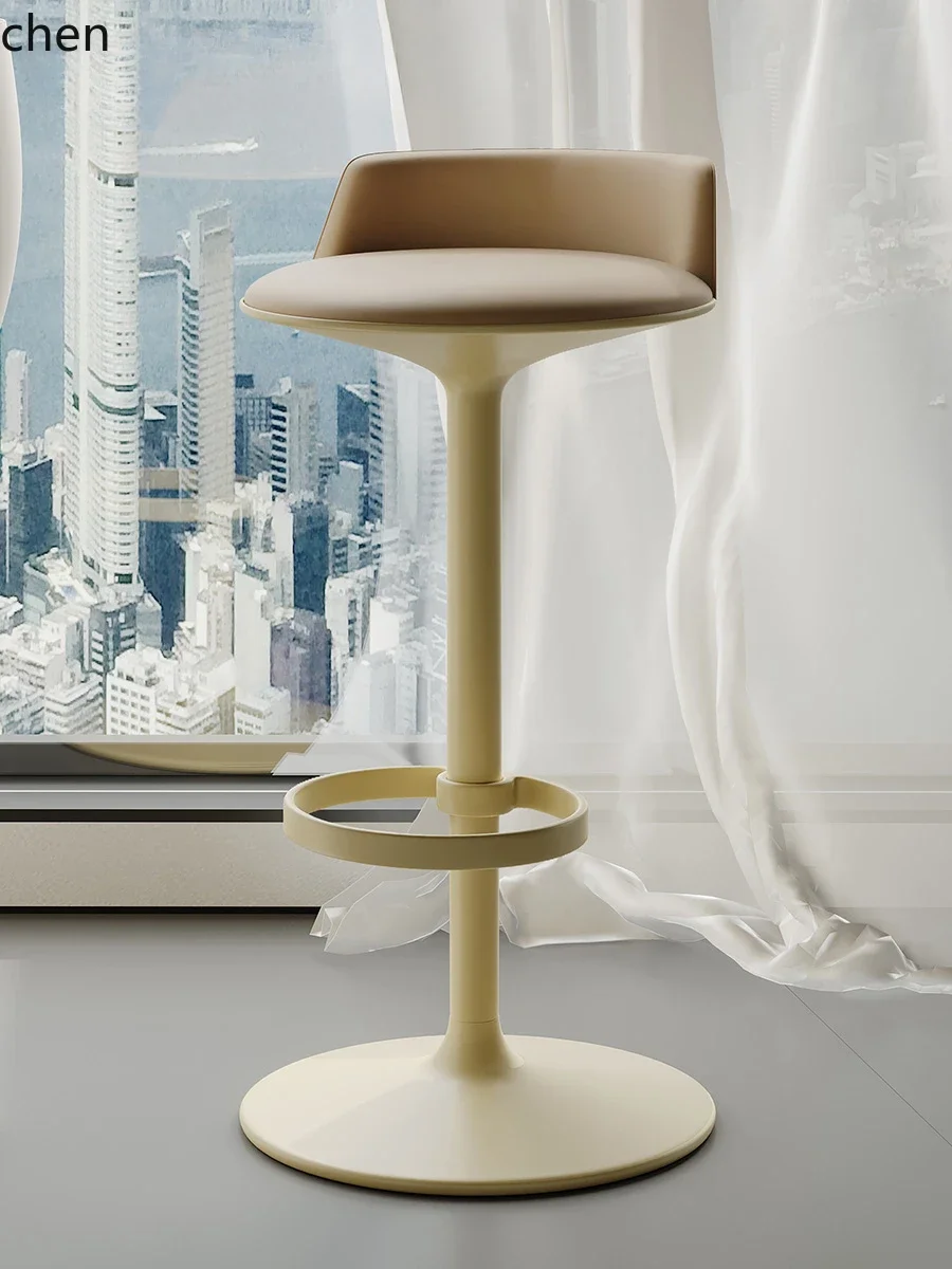 

W5.19 modern simple high-end bar milk tea shop coffee shop high chair stool household island chair