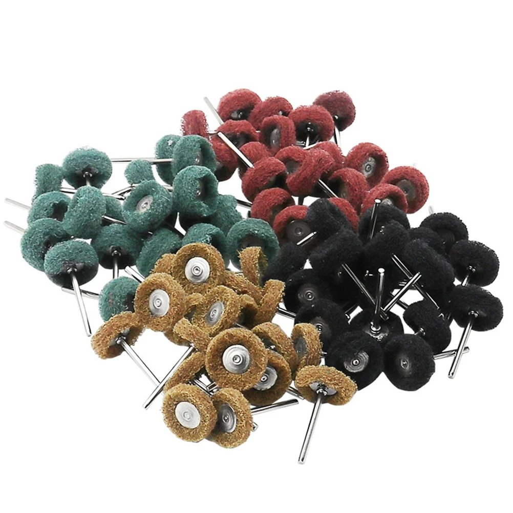 

80 pcs Grinding Wheels Polishing Burrs Rust Remover Discs Metal Surface Cleaner Oxide Layer Removal Drill Accessories