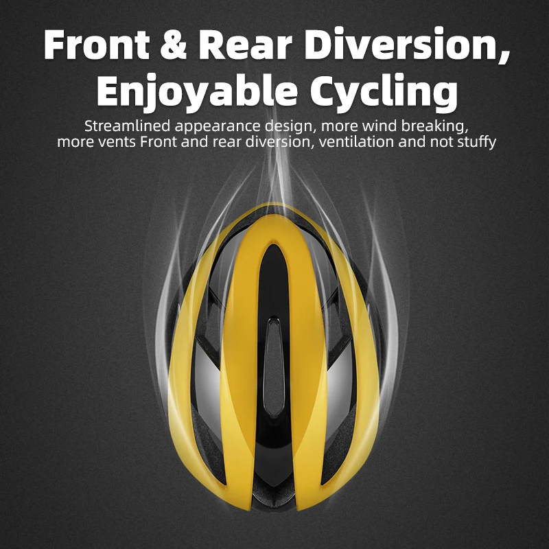 ROCKBROS Cycling Helmet Breakwind Air Ventilation Ultralight Bicycle Helmet Safety Protection Men Women MTB Road Bike Helmet