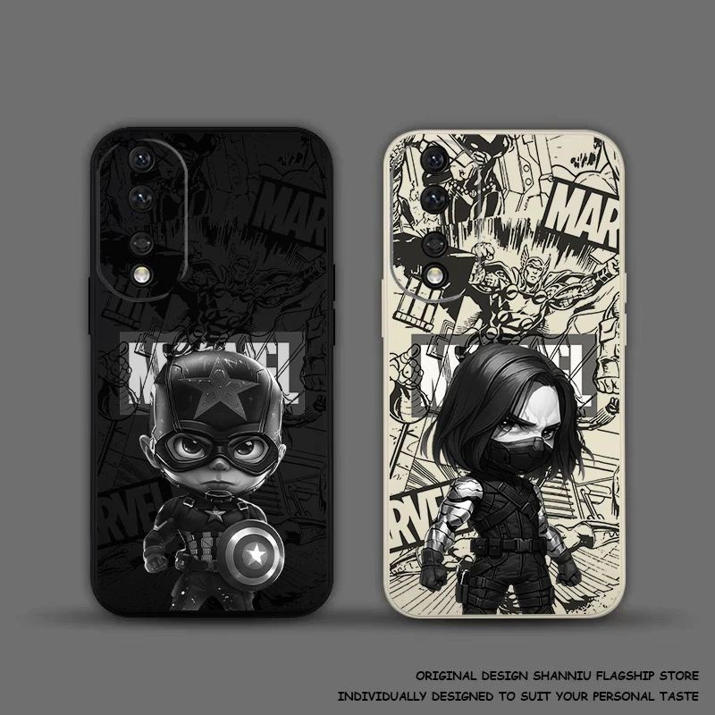 Bucky Barnes Captain America For Huawei Honor 50 50se 30 10 Lite 8X 9X Pro Mate 40 30 30E 20 10 Pro Plus Phone Case