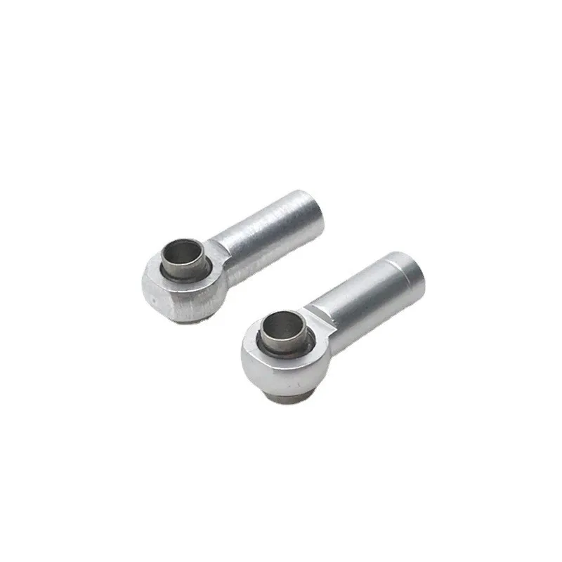 Rosca positiva de Metal para piezas de coche teledirigido, 2 piezas de longitud, 18mm, agujero de 2,5mm, espesor de 7mm, varilla de amarre, hebilla de extremo de bola