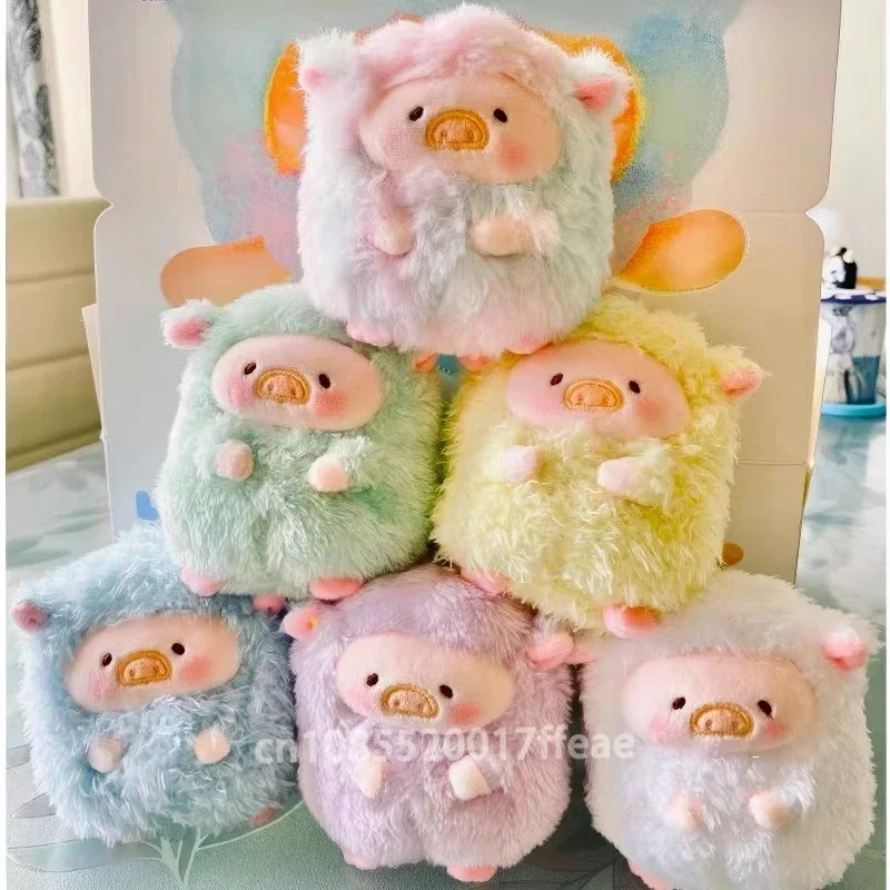 

Hot Lulu Pig Rainbow Pig Sheep Series Blind Box Cute Pig Dolls Kawaii Action Figure Mystery Box Colorfully Toys Birthday Gift