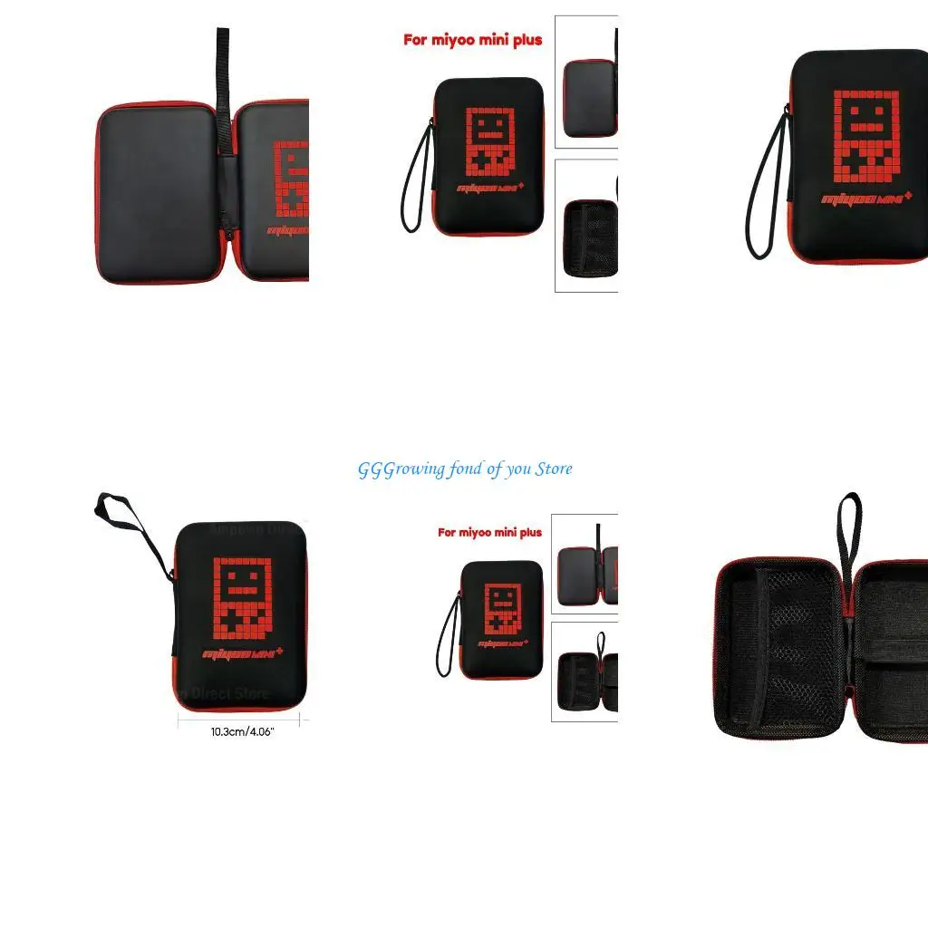 

H9EB Portable Protective EVA Carrying Bag Shockproof Hard Cover Shell Storage Case Anti-Fall for MiyooMini Game Console