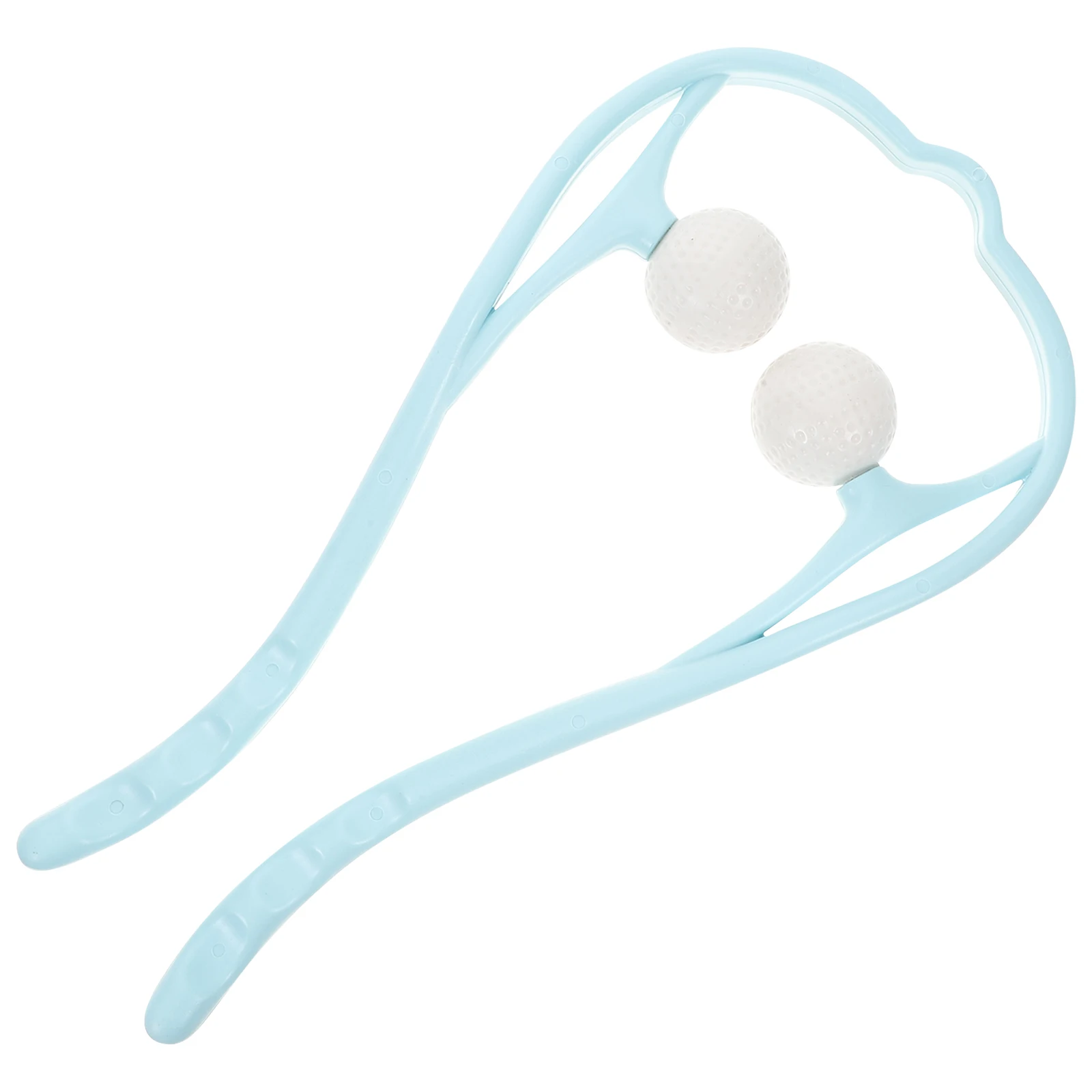 

Portable H Neck Massager Ergonomic TPR Design Lightweight Home Office Manual Cervical Spine Neck Massaging Tool Relief Gifts