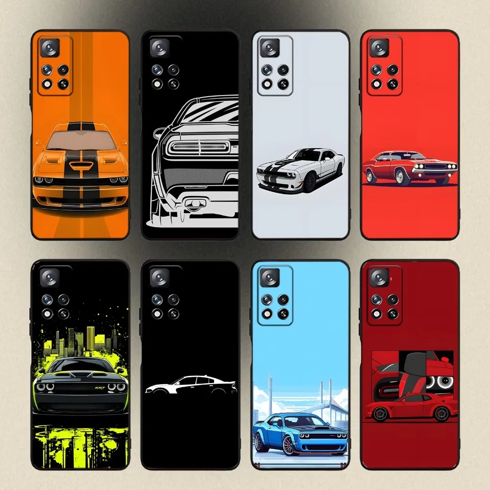 D-Dodge C-Challenger S-RTs Phone Case For Samsung Galaxy A20,A21s,A22,A31,A32,A52,A53,A72,73,A80,A91 Soft Black Cover